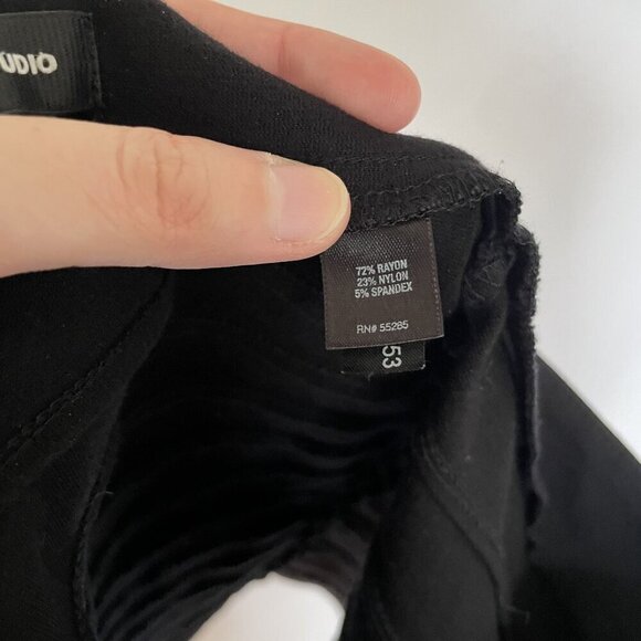 Express Design Studio Black Bandage Mini Skirt Size 4 comfortable business - Picture 7 of 7